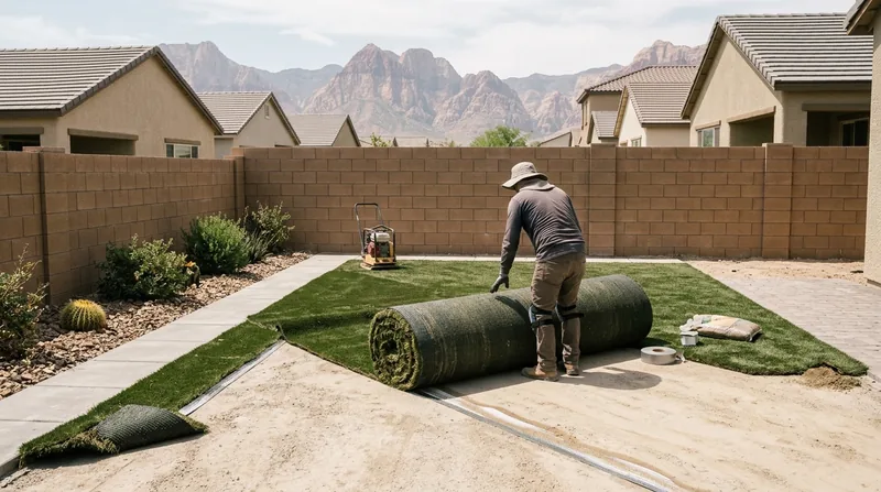 Residential Artificial Grass Installation Las Vegas